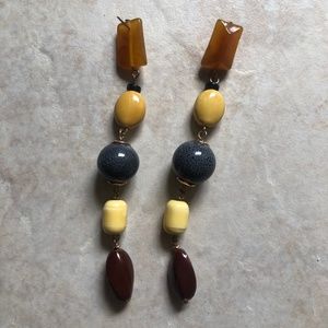 Orsay jewel toned statement earrings